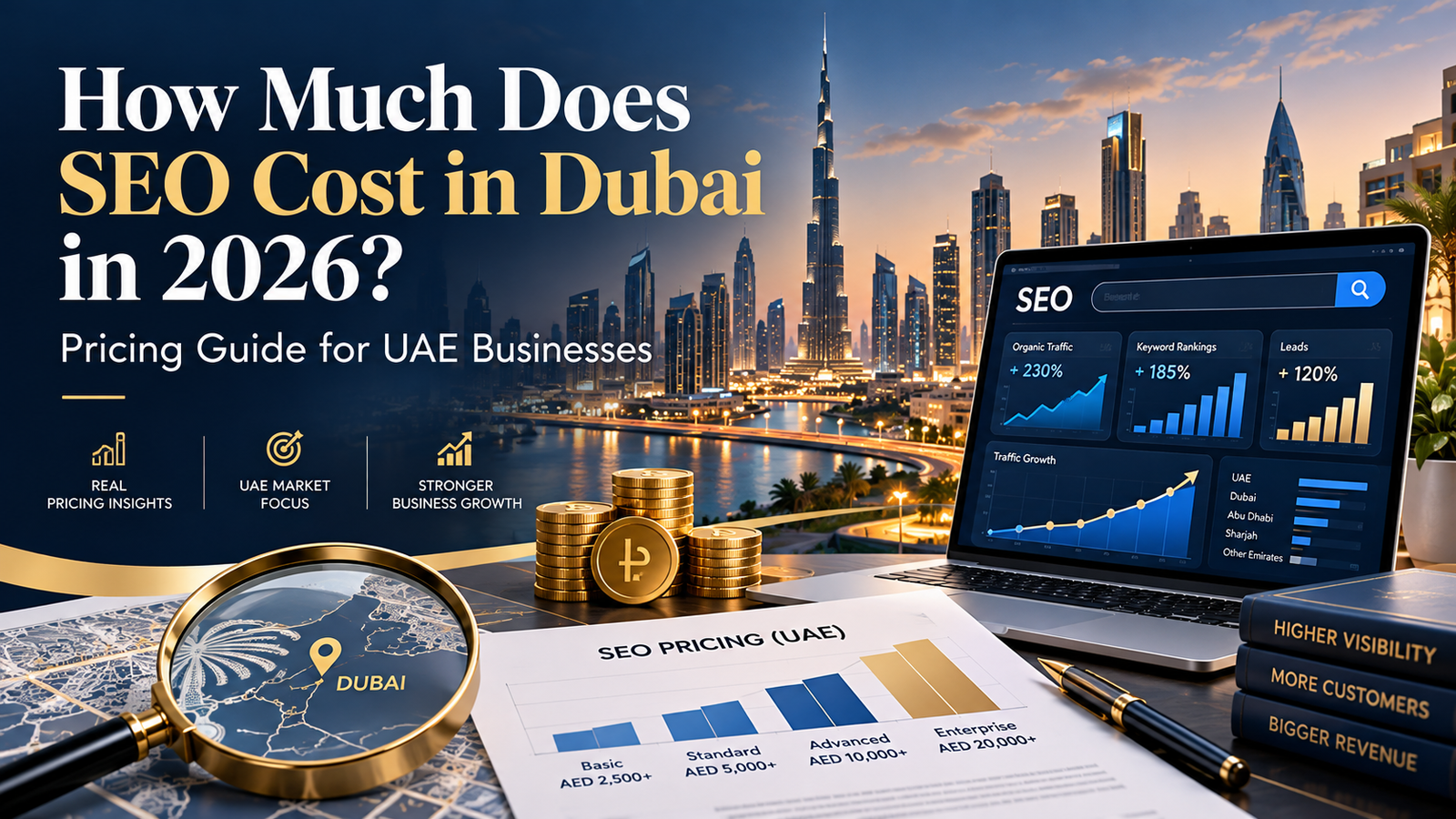 SEO cost in Dubai 2026 pricing guide for UAE businesses