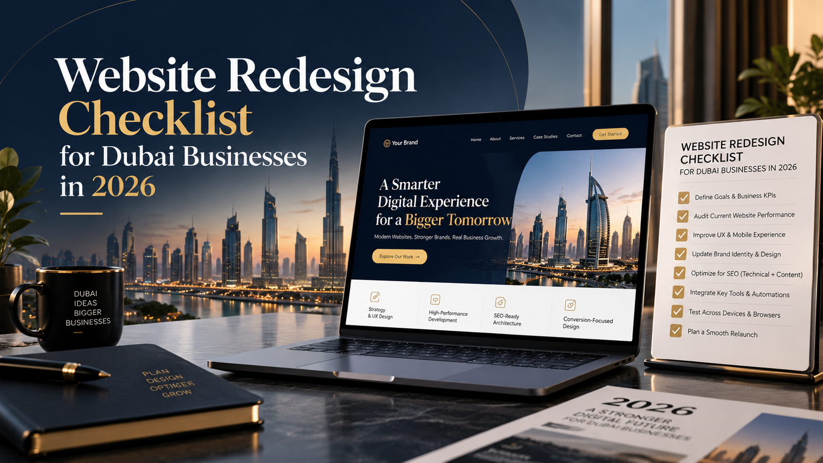 Website redesign in Dubai checklist for businesses in 2026